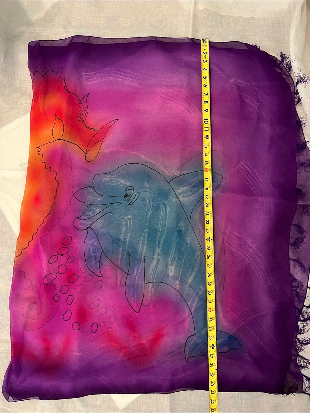 Purple Dolphin Swim Cover-Up